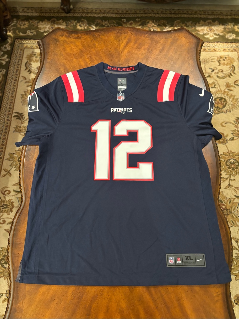 New England Patriots Tom Brandy Jersey 
Brand new with tags size XL